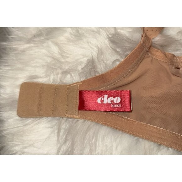 Cleo Panache 9175 Koko Plunge Bra Lined Underwire 34GG Tan New - Picture 7 of 8
